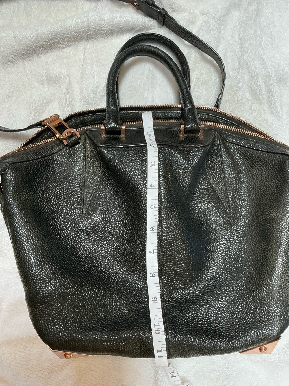 Alexander Wang Large Emile Black Leather Shoulder Bag - Picture 5 of 6
